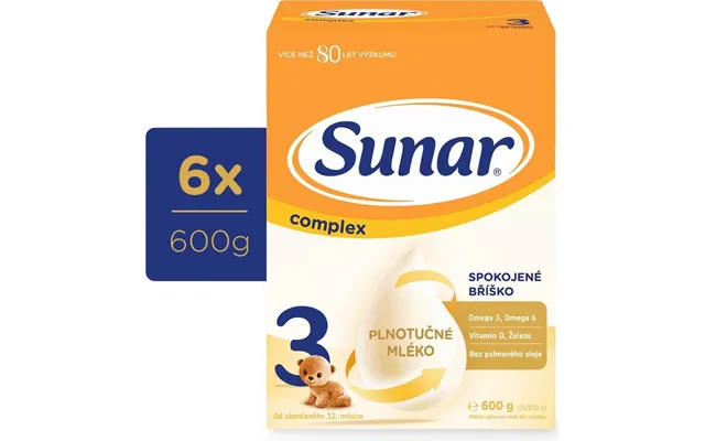 Sunar Complex 3 6×600 G - Milk For Infants From 12 Months product image