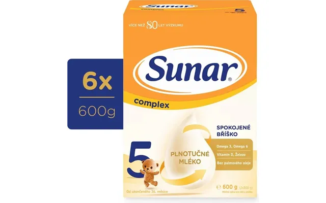 Sunar Complex 5 6×600 G - Milk For Infants From 36 Months product image
