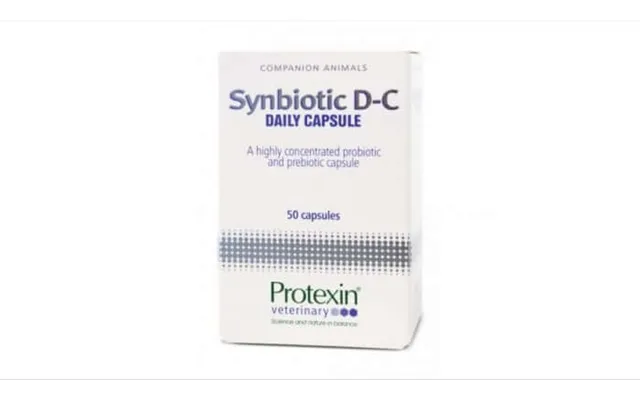 Synbiotic D-c For Dogs And Cats - 50 Capsules