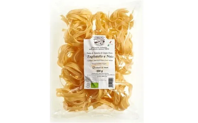 Tagliatelle Pasta Made Of Organic Durum Wheat - 500 Gr