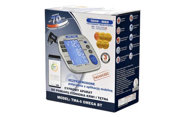 Tech-med Tma-6 Omega Automatic Upper Arm Blood Pressure Monitor With Power Supply