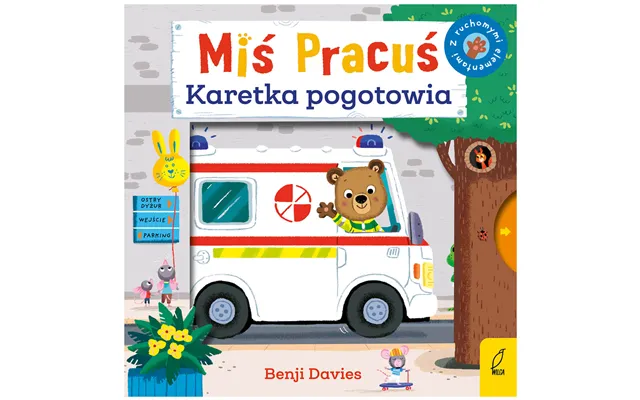Teddy Bear Ambulance - Children's Book With Moving Parts