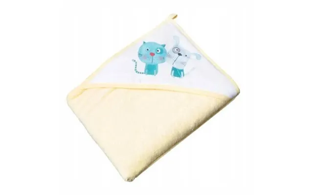 Tega Baby Bath Cover Dog And Cat Yellow 100x100cm product image