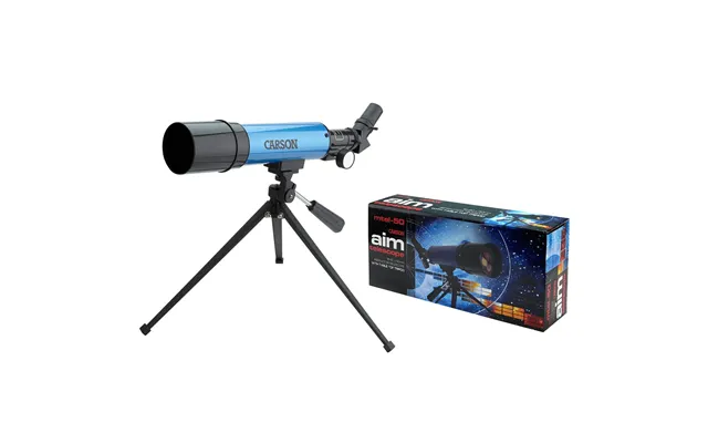 Telesco P 50mm Refractor With 20-80x Zoom And Mass Tripod