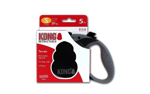 Terrain Black Retractable Ballast, Small 5 M - 20 Kg, 1 Piece, Kong Retractable