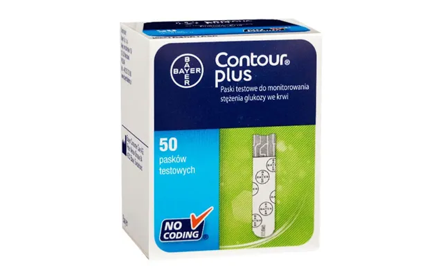 Test Strips For The Contour Plus Blood Glucose Meter - 50 Pieces