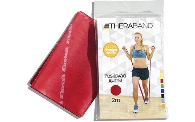 Theraband Reinforcing Rubber 2m Red Medium