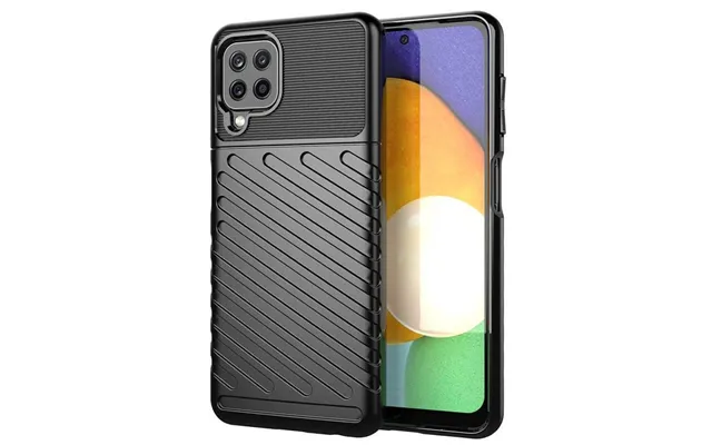 Thunder Case Flexible Armored Case Cover Samsung Galaxy A22 4g Black