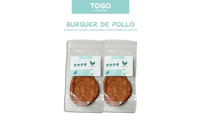 Togo Snack Natural Burger Chicken - Pack 2 Units