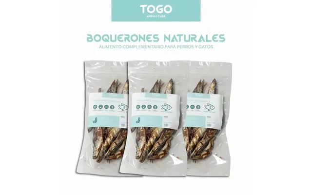 Togo Snack Natural Dried Anchovies - Pack 3 Units