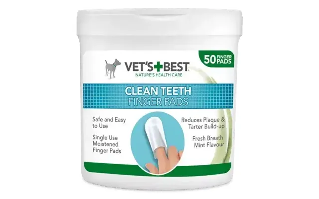 Tooth Cleaning Pads For Dogs Finger Pads - 50 Pieces