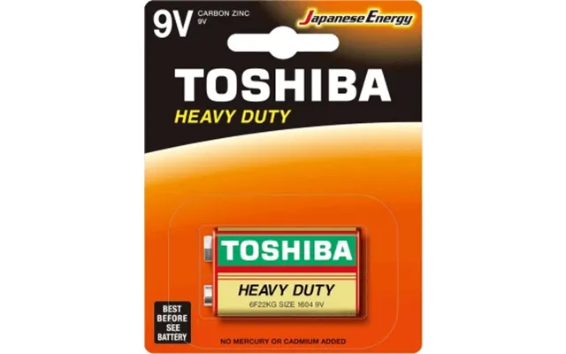 Toshiba 9v Zinc Hd Battery - 1pc