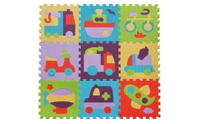 Transport Puzzle Mats - 92x92 Cm