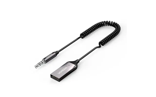 Ugreen Bluetooth Audio Receiver 5.3 Cable Usb Audio Adapter Aux Jack Black 70601 Cm309