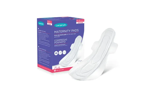 Ultra Absorbent Postnatal Pads For Week 0-2 - Large product image