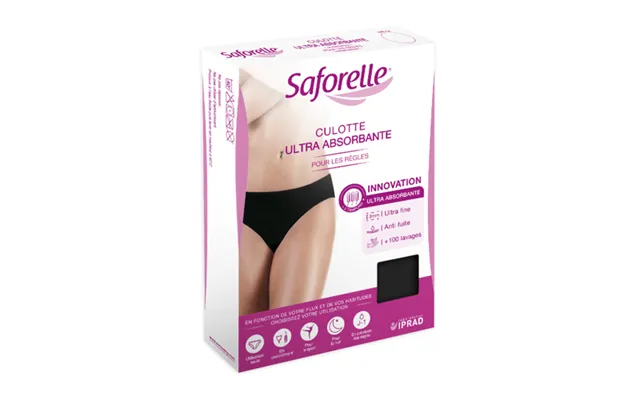 Ultra-absorbent Briefs For Menstrual Protection And Urinary Incontinence Saforelle - Size 40