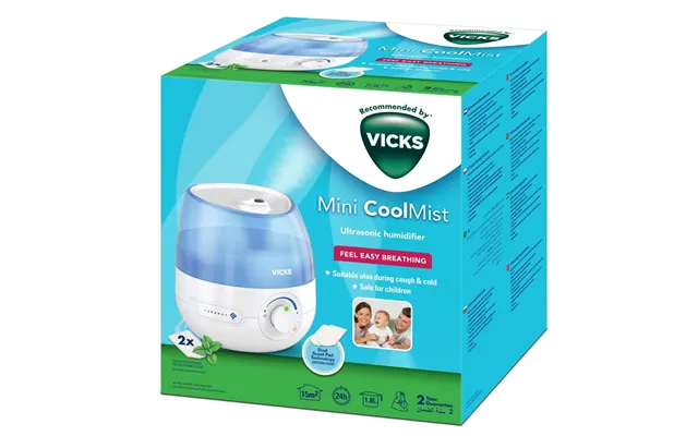 Ultrasonic Humidifier With 2 Menthol Tablets - Vicks