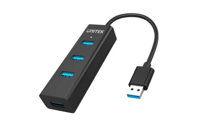 Unitek - Hub 4x Usb 3.0 Bc1,2 Black