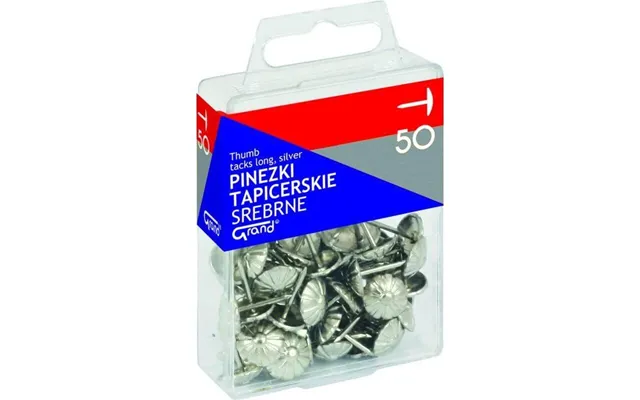 Upholstery Pins Grand Silver