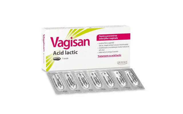 Vagisan Lactic Acid Ovules - 7 Pieces product image