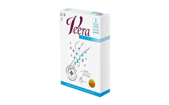 Veera Forte Long Compression Tights Class 1 Compression Closed Toes Size 5 Caramel