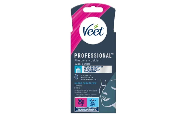 Veet Easy-gel Precision Wax Patches For Facial Hair Removal - Sensitive Skin product image