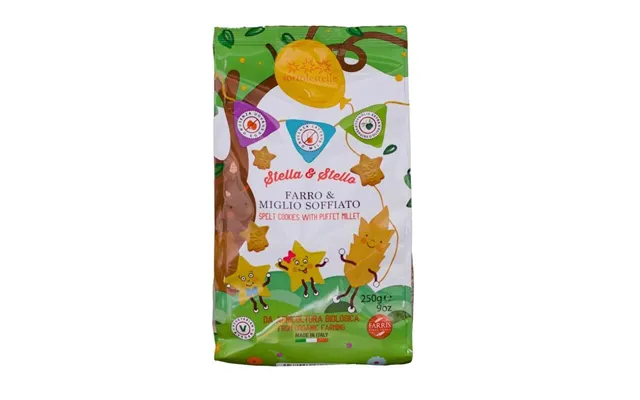 Vegan Biscuits For Children With Spelt And Millet Eco - 250 G