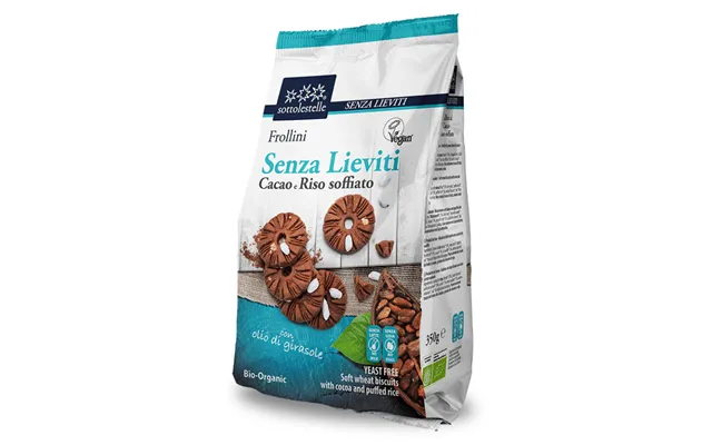 Vegan Biscuits With Cocoa And Organic Rice - 350 G