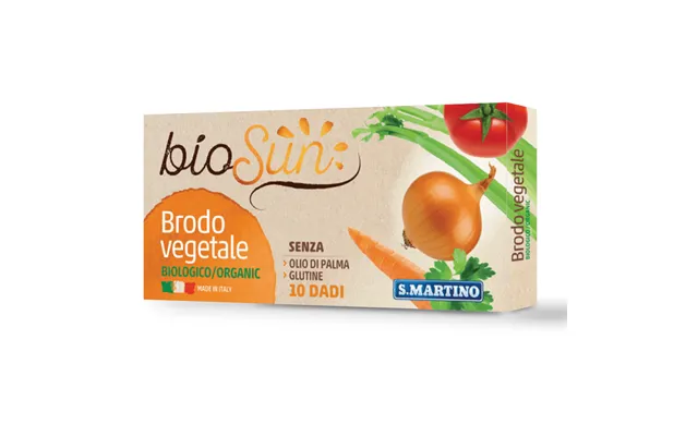 Vegetable Cubes For Gluten-free Soup Eco Biosun - 100 Gr