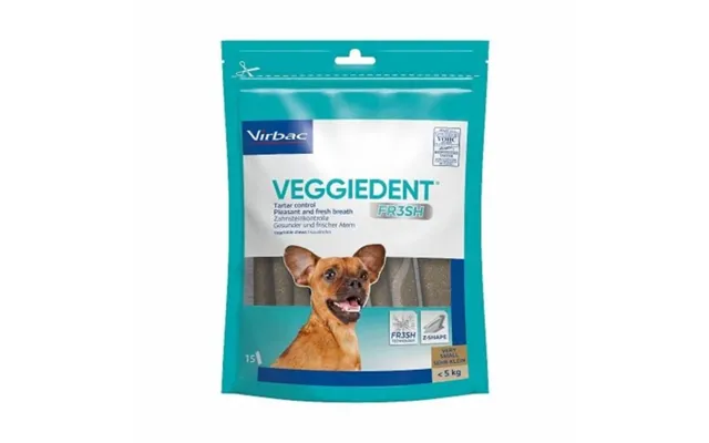 Veggiedent Detal Chew Fr3sh Very Small Dog Xs 5kg - 15 Pieces