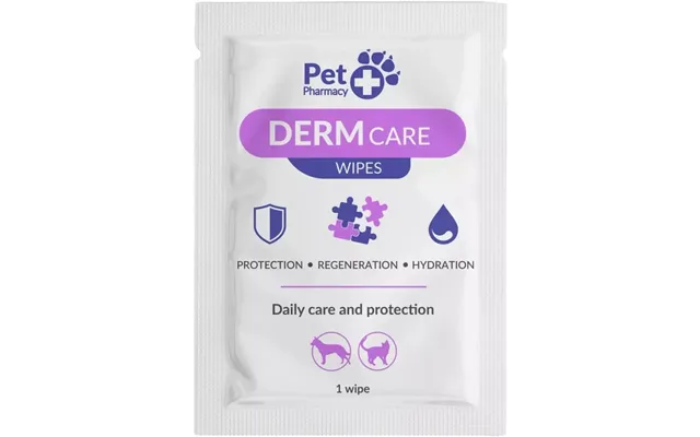 Vetfood Dermcare Wipes Wet Wipes 20 Pcs