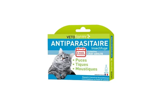 Vetoform Cat Parasite Control Pipettes 6x1ml