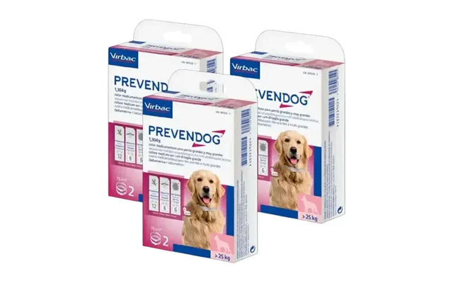 Virbac Prevendog Antiparasitic Collar - Pack 3 X 75 Cm 2 Units