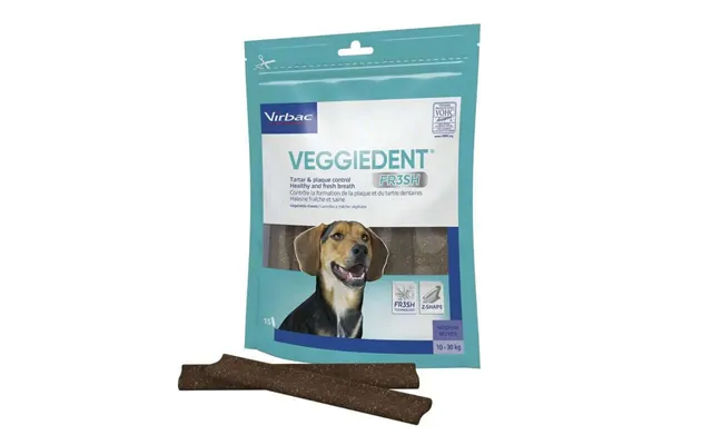 Virbac Veggiedent Fr3sh M - Dental Snacks For Medium Dogs