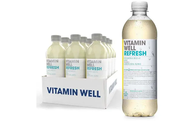 Vitamin Well Refresh Pack Lemonade Kiwiwi - 12 Pcs X 500 Ml