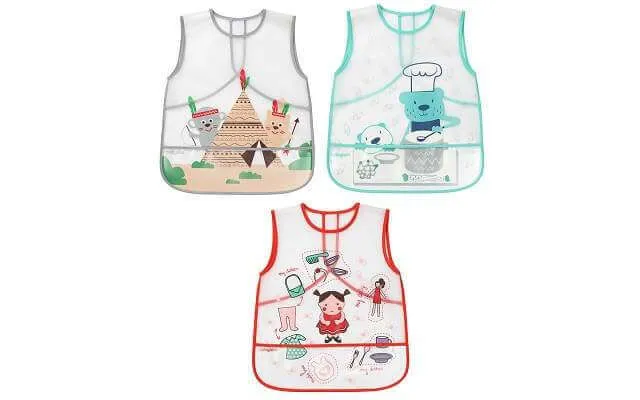 Waterproof Bib With Pocket Active - 24months