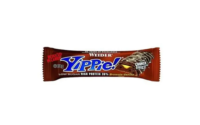 Weider Yippie Weider Brownie-vanilla Bars 12 Pcs. 45gr