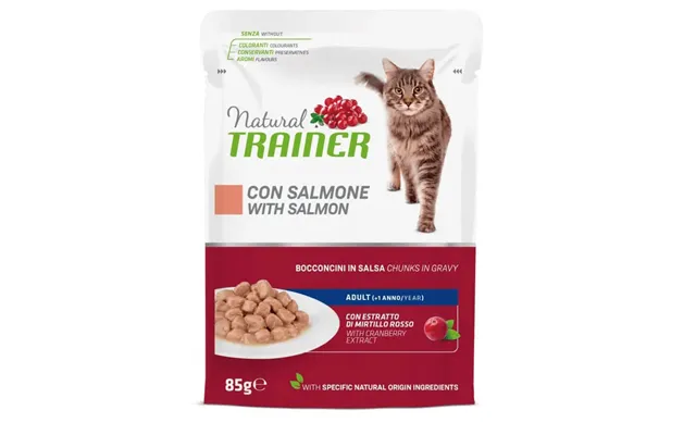 Wet Cat Food In Sachet With Salmon For Adult Cats - 85 G product image