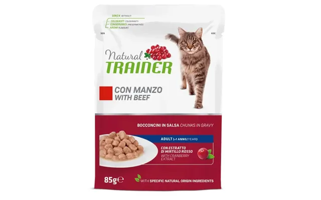 Wet Cat Food With Beef For Adult Cats - 85 G product image