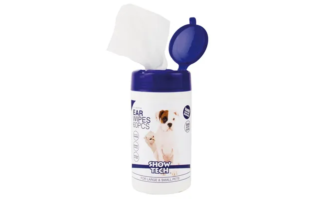 Wet Wipes For Ear Hygiene In Dogs - 60 Pieces