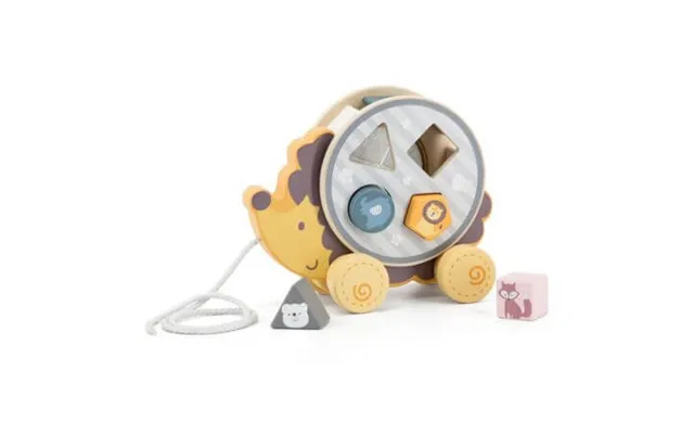 Wheel Pull Toy Sorter Geometric Shapes Arici Polarb - New Classic Toys