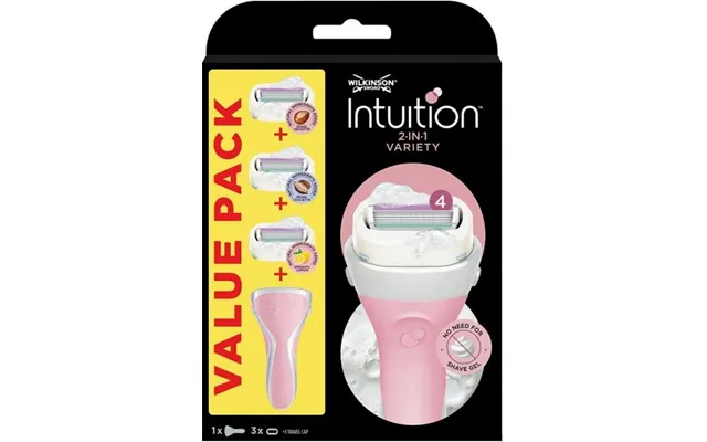 Wilkinson Sword Intuition Variety Mix Shaver 3 Replacement Heads