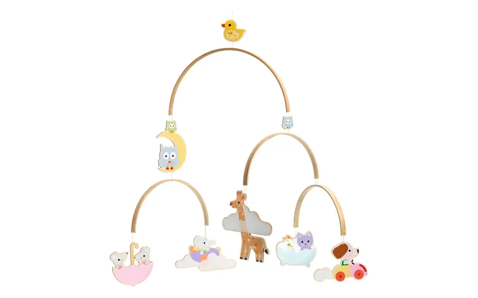 Wooden Mobile Decoration - Animals