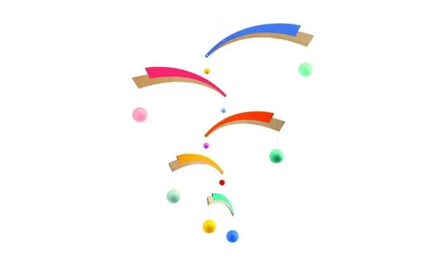 Wooden Mobile Decoration - Djeco Fireworks