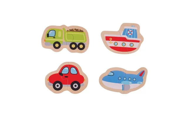 Wooden Puzzle Means Of Transport - 12 Months