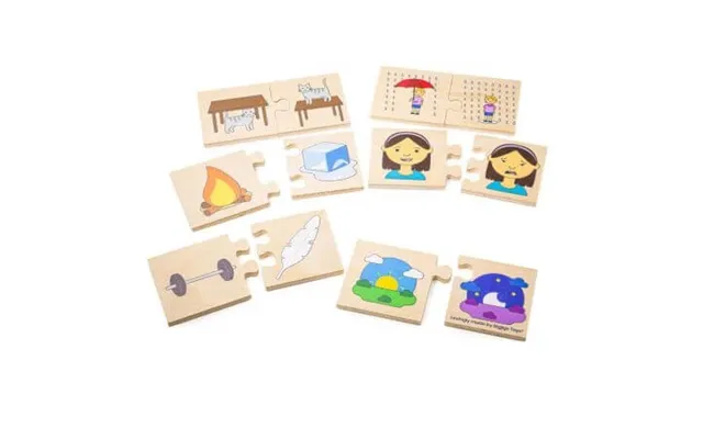 Wooden Puzzle Opposite Notions - 3 Years