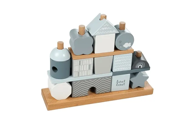Wooden Toy Building Blocks - 18 Months