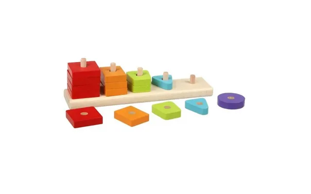 Wooden Toy Sorter Geometric Shapes 01 - 18 Months