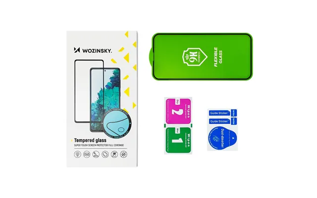 Wozinsky Full Cover Flexi Nano Glass Film Tempered Glass With Frame Samsung Galaxy M51 Black