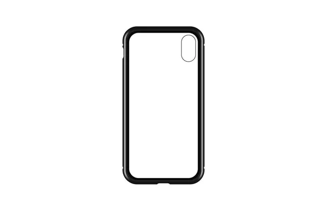 Wozinsky Full Magnetic Case Magnetic 360 Front And Back Cover With Integrated Glass Vivo X60 Black-transparent